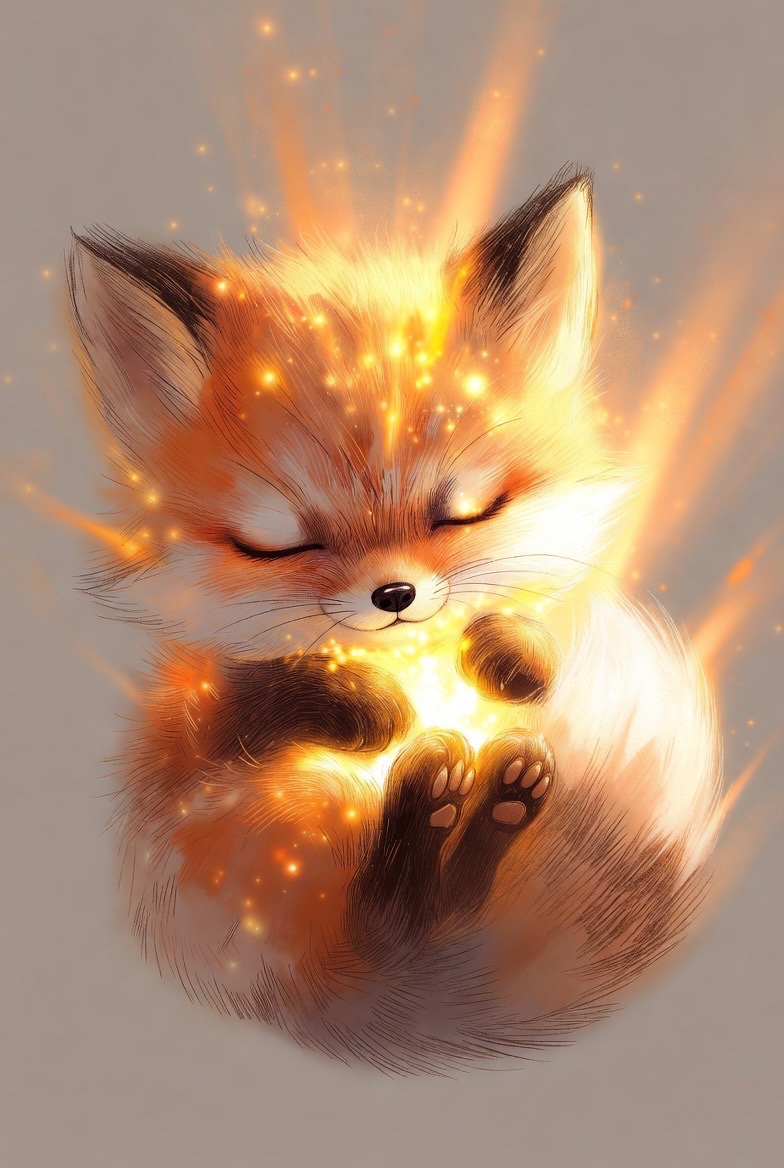 魔法金辉奇幻素描