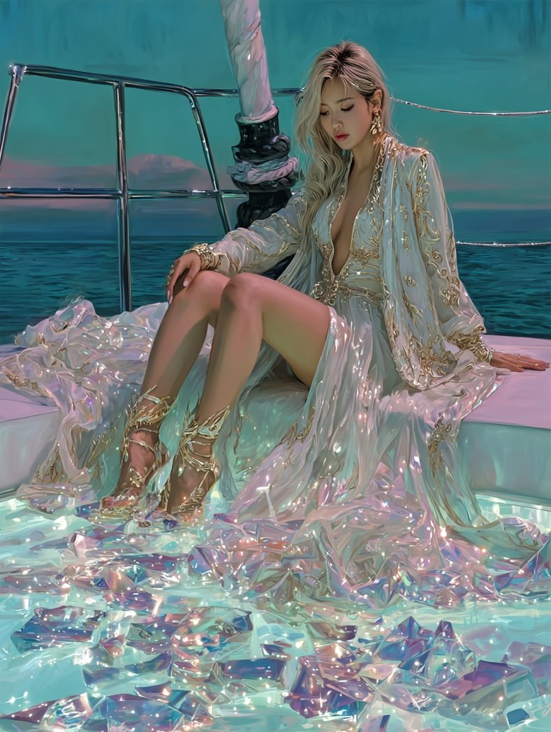 水丝飘渺的流动质感