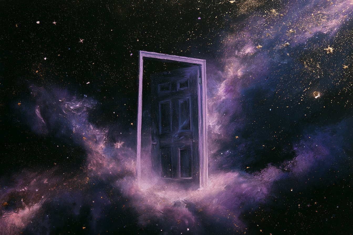 宇宙之门：粉笔超现实梦境