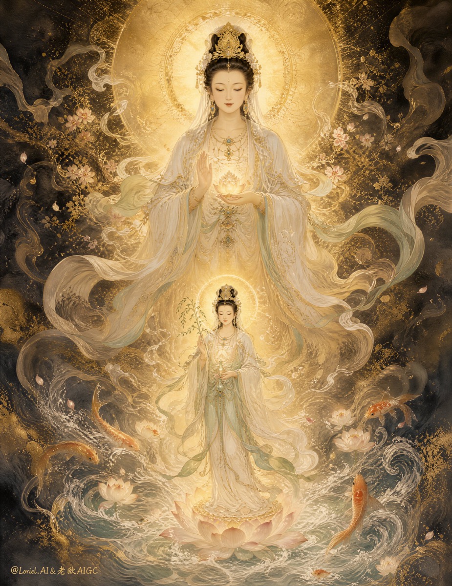 金莲雾中人：双图叙事的东方仙侠意境