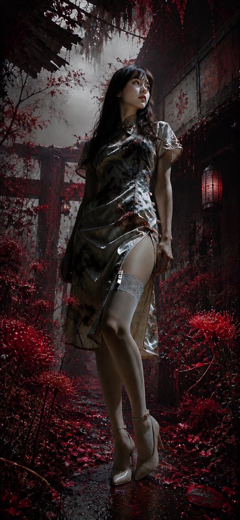彼岸花巷：废弃村落里的花与记忆