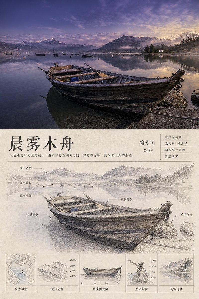 旅行观察档案：手绘素描海报
