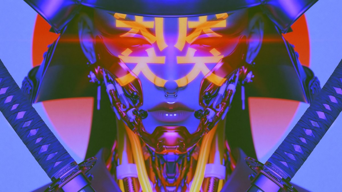 赛博武士：全息鬼面机械武士