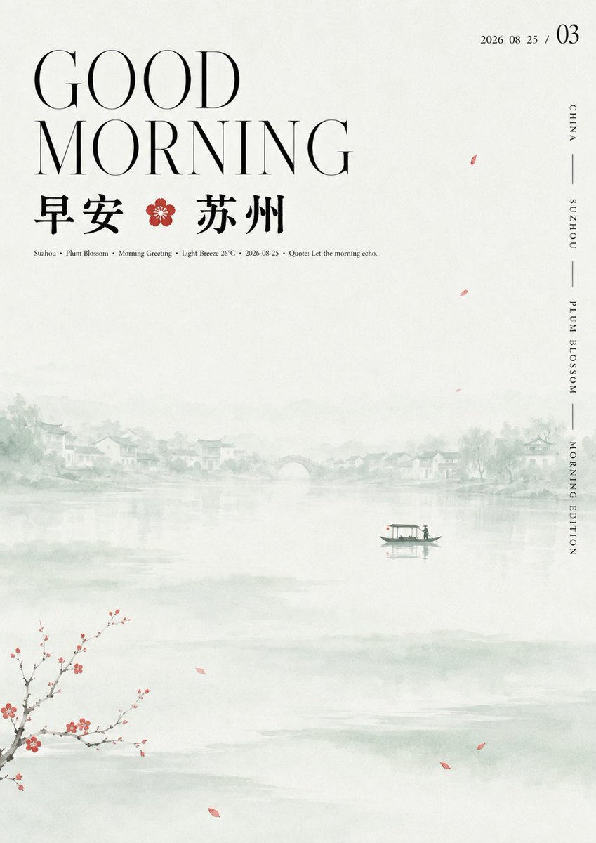 东方节令早安极简海报 - 图 2