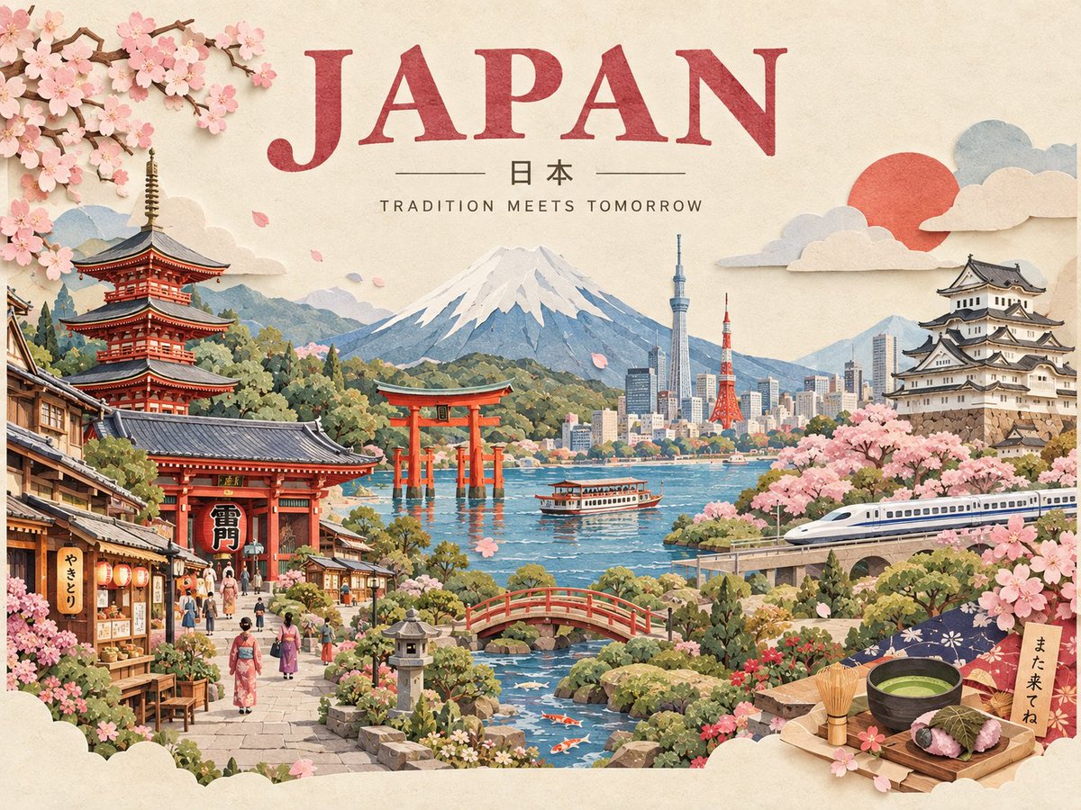 纸艺旅行：3D立体明信片世界