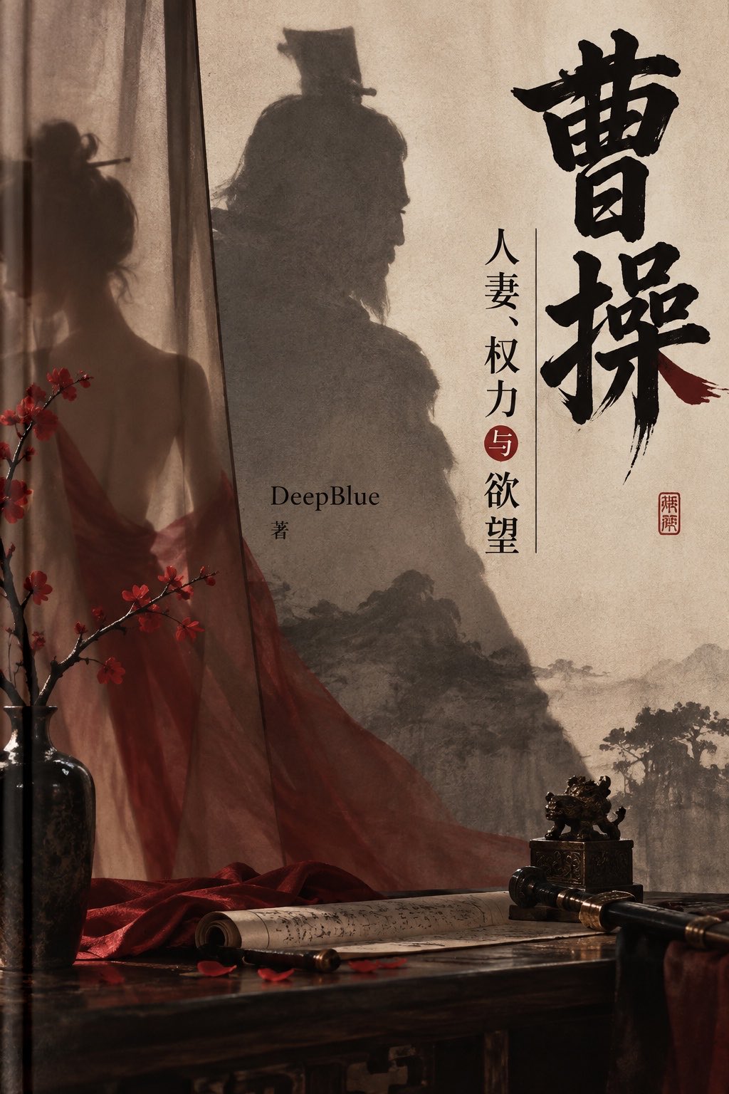 东方极简书封：曹操权力与欲望
