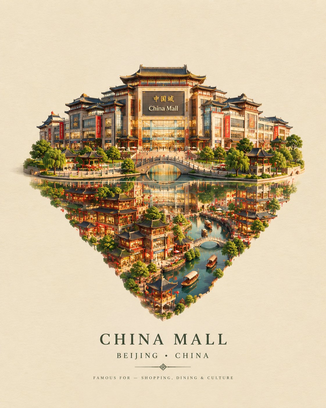 倒影微缩城：超现实旅行建筑艺术 - 图 4