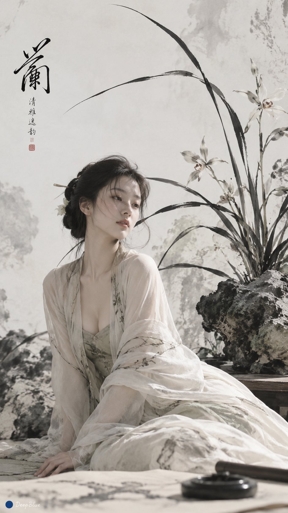 水墨竹境：东方极简大写意 - 图 2